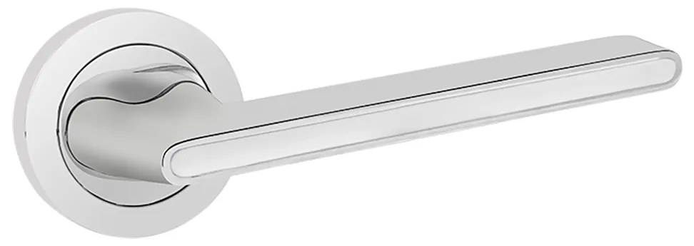 Kuchinox Elika, kľučka na dvere, biela-chrómová, LAV-KAE_600A