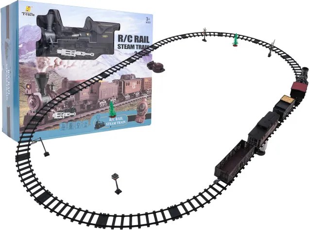 Vlaková súprava so svetlami, zvukmi a dymovými funkciami 172 cm