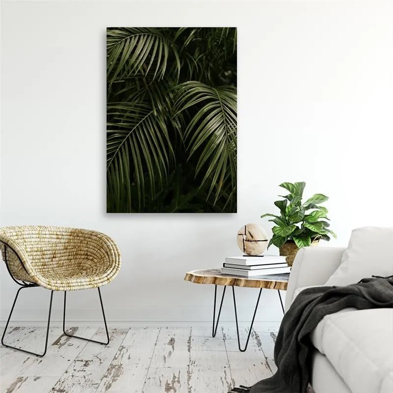 Gario Obraz na plátne Zelené palmové listy Rozmery: 40 x 60 cm