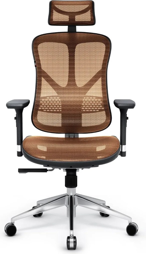 Diablo Chairs - Ergonomické kreslo Diablo V-Basic: čierno-oranžová