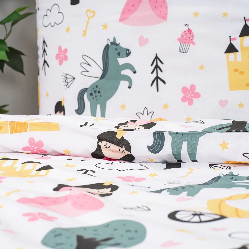 4Home Detské bavlnené obliečky Fairytale Dream, 140 x 200 cm, 70 x 90 cm