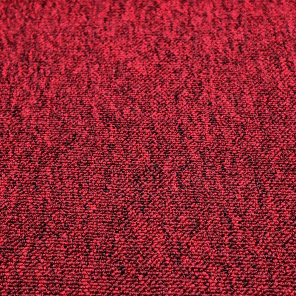 Metrážny koberec Balance 35 červený, na mieru, šíře 4m, červená, filc, chodba / predsieň, Spoltex
