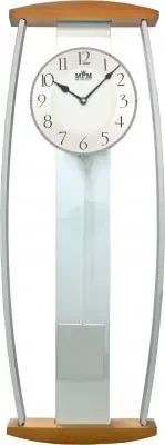 Kyvadlové hodiny MPM 3052.53 svetlé drevo, 64cm
