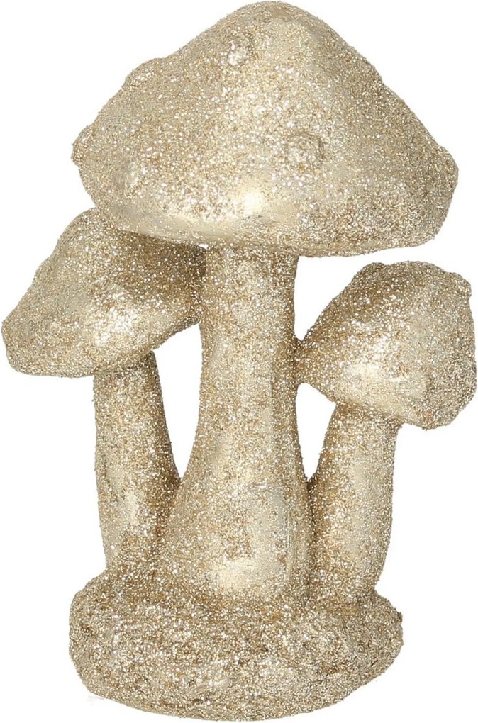 Dekorácia Golden Mushrooms 12cm
