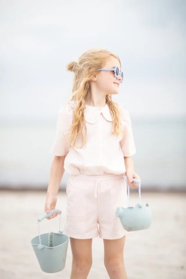 Scrunch silikónová kanvička na vodu, Duck Egg Blue