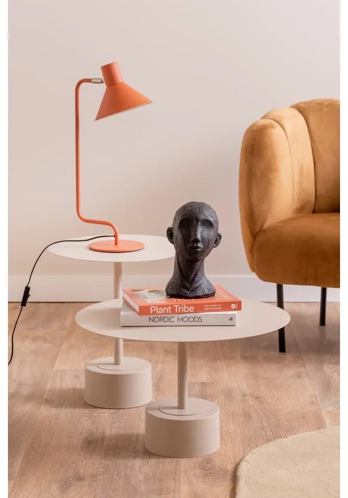 Kovový okrúhly odkladací stolík ø 40 cm Nowa – Leitmotiv