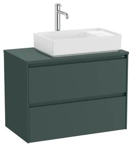 Kúpeľňová skrinka pod umývadlo Roca ONA 79,4x58,3x45,7 cm zelená mat ONADESK802ZZMP, 1 ks