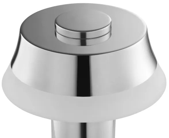 Brilliant - LED dotyková stmievateľná nabíjateľná stolná lampa KINICH LED/2,5W/5V 2700K lesklý chróm