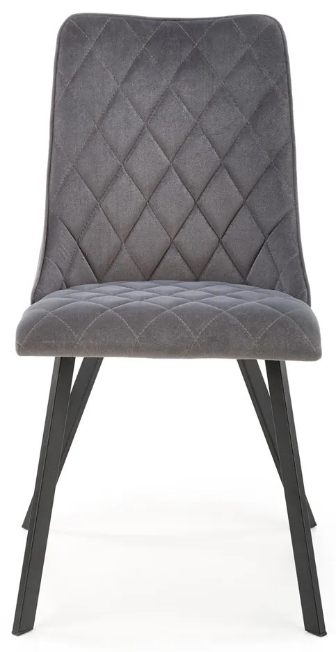 Jedálenská stolička K450 - sivá / čierna