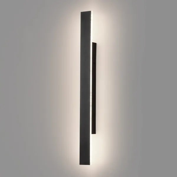 LED Vonkajšie nástenné svietidlo WOW LED/11W/230V 3000/4000/6000K 60 cm IP54 čierne