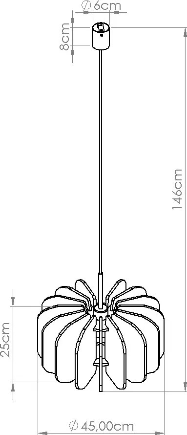 Závesné svietidlo Mula, 1x modré plstené tienidlo, (fi 45cm)
