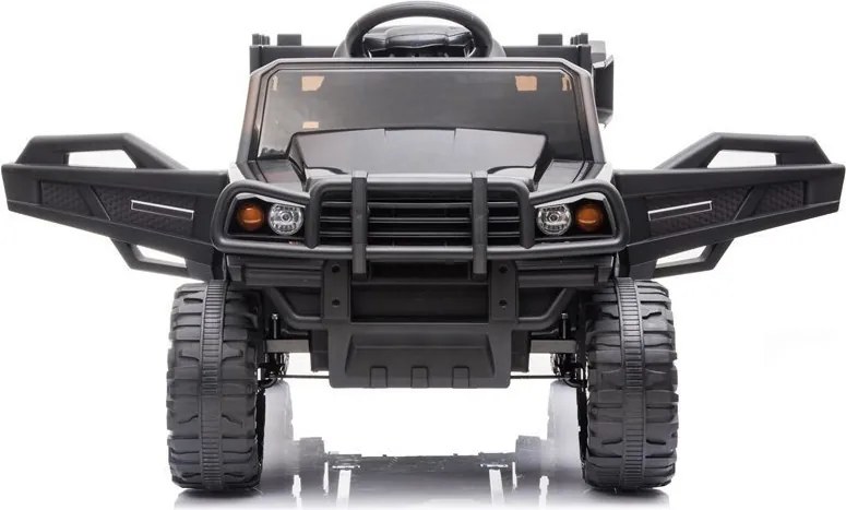 LEAN CARS Batériové autíčko BDM0926 LED MP3 diaľkové čierne