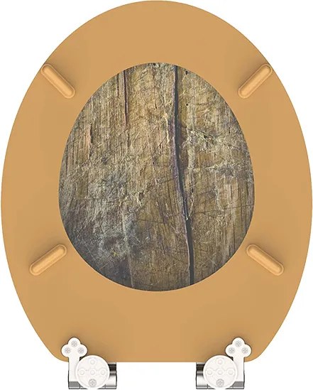 Eisl Sanitär WC sedadlo MDF Soft Close Solid Wood 80124