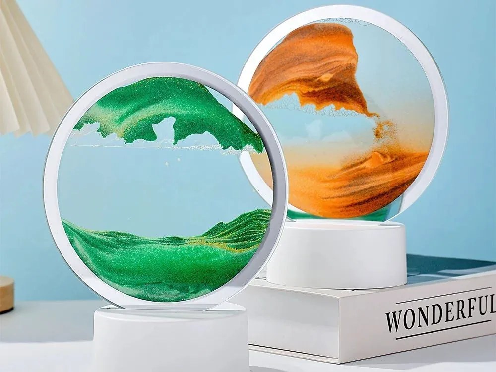 VERK Presýpací obraz s pieskom - Ružová