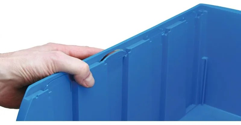 Plastový box COMPACT, 210 x 350 x 150 mm, 10 ks, priehľadný