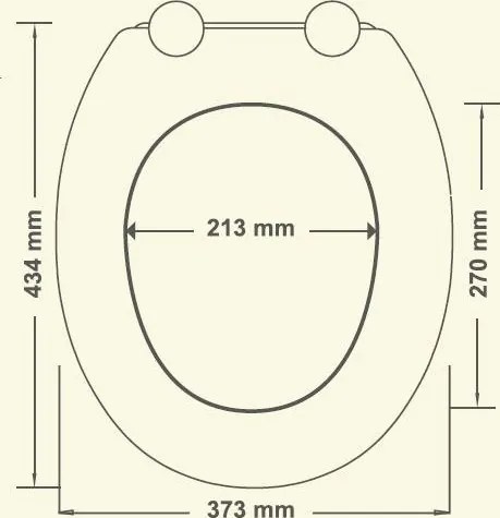 WC sedátko OAK WHITE