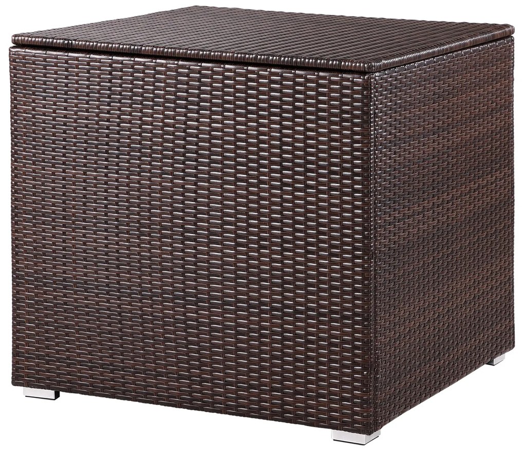 InternetovaZahrada Úložný box 75x75x70 cm - hnedý