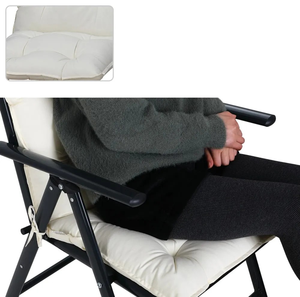 InternetovaZahrada 6 x poduška Cozy Vanamo 129x53x10cm - krémová