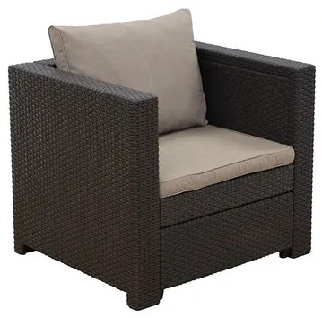 Keter Balkónové kreslo Provence, cappuccino (100333655)