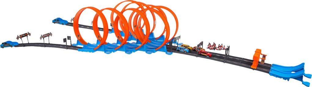 Ramiz Extrémna pretekárska dráha so svetlami a zvukom Funkcia 111el.