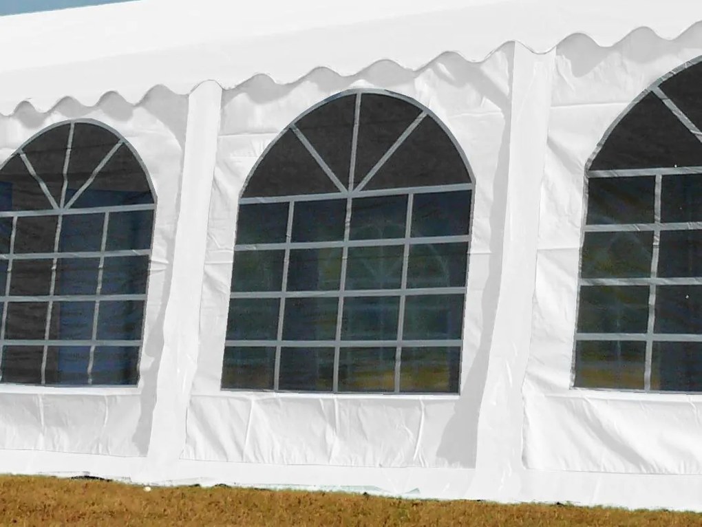 Hawaj Párty stan Ohňovzdorný Premium 6 x 12 m biela