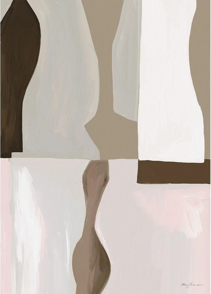 Plagát 50x70 cm Pastels en Forme – Anna Johansson – The Poster Club