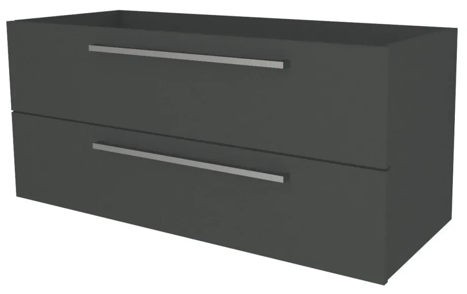 Mereo, Mereo Bino, kúpeľňová skrinka 121 cm, Multidecor, Šedá antracit, MER-CN693SSEAN