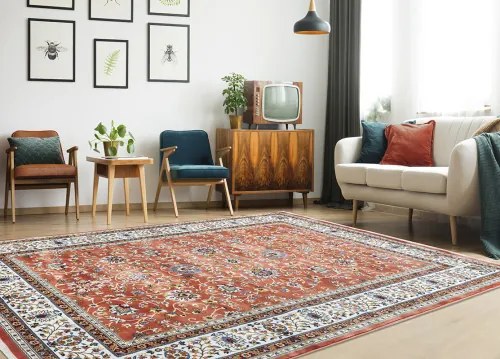 Koberce Breno Kusový koberec CLASSIC 701/rust, červená, viacfarebná,200 x 290 cm
