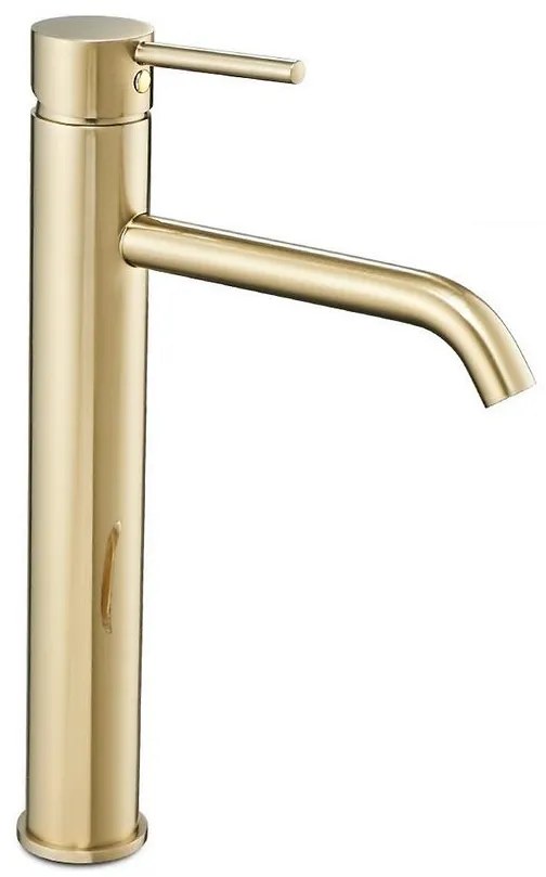 Umývadlová batéria vysoká Rea Lungo zlatá