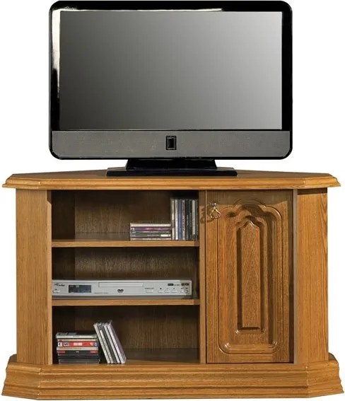 Rustikálny TV stolík Kinga F - drevo D3