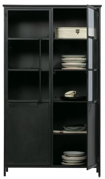 Čierna kovová komoda BePureHome Exhibit