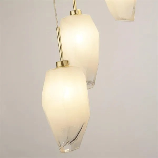 Searchlight 23146-5SB - Závesný luster ROCKY na lanku 5xG9/33W/230V