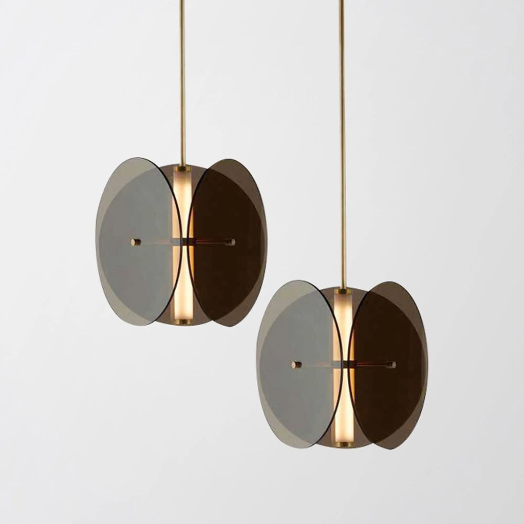 Toolight Toolight, LED stropné svietidlo APP1675-CP, šedá-zlatá lesklá, OSW-06406