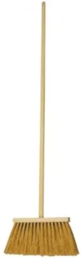 Metla na čistenie , hnedý vlas 24 x 5 cm 135 cm