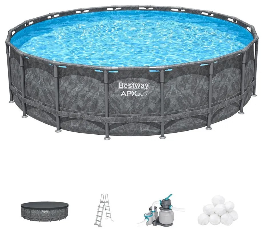 Bazén s kovovou konštrukciou 18FT 549x132 cm APX 365 BESTWAY