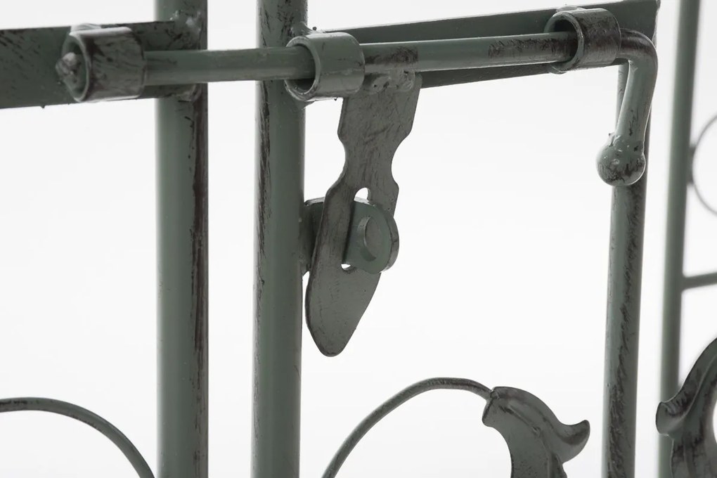 Oblúk na ruže Sima s bránkou - Zelená antik