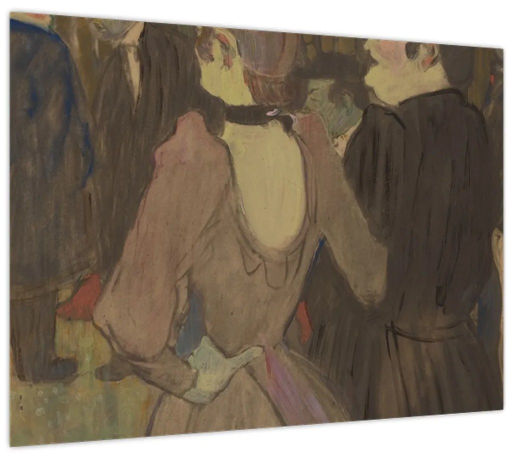 Obraz - Henri de Toulouse-Lautrec, La Goulue and Her Sister, reprodukcia (70x50 cm)