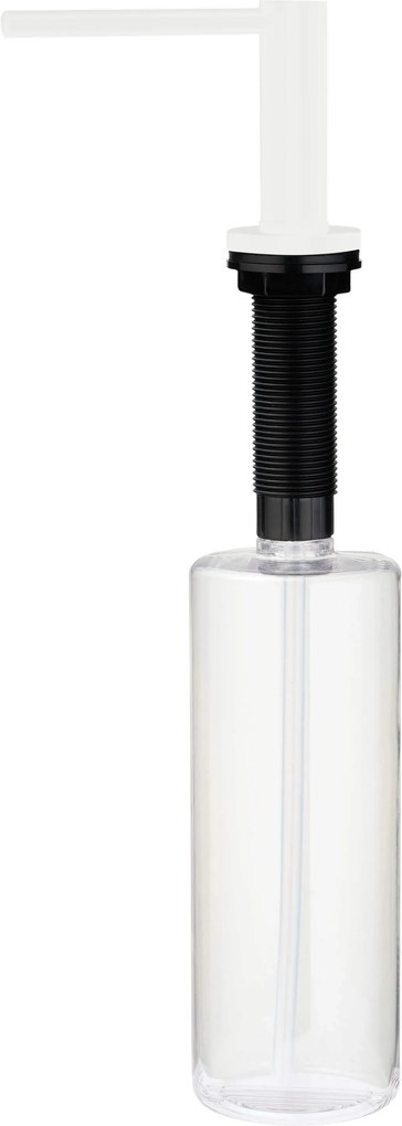 Deante Aster, dávkovač saponátu pre kuchynské drezy s dlhou výlevkou 500ml, biela matná, DEA-ZZZ_A0DD