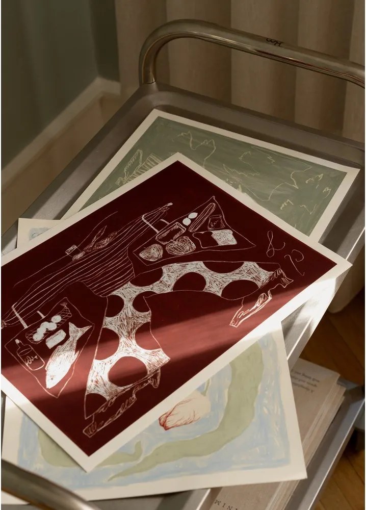 Plagát 70x50 cm Sam Shopping – Lucia Tuffley – The Poster Club