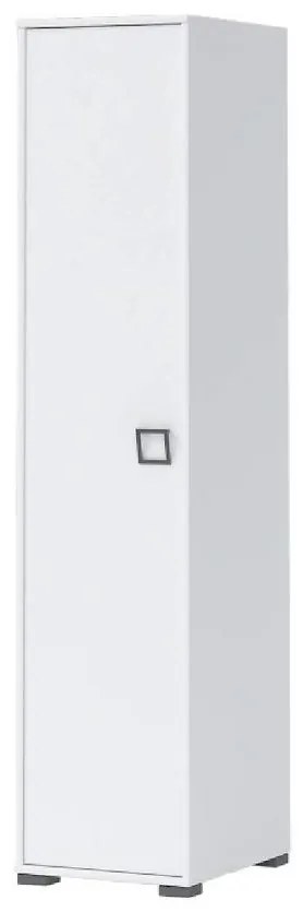 Skriňa 1D Kiki G1-BE/KI-15 white/white