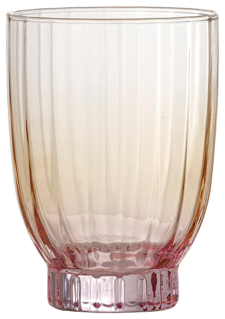 Bloomingville Pohár na vodu Nicoline 330 ml fialovo-zelená