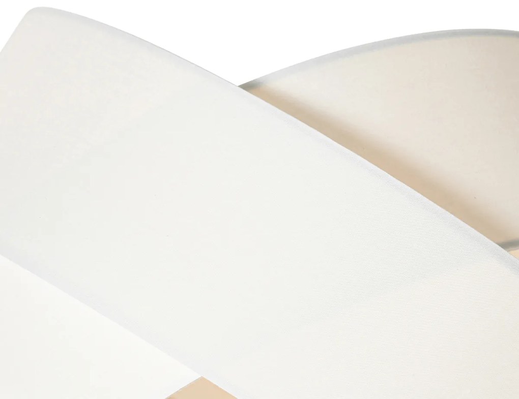 Moderná stojaca lampa biela - Cloth