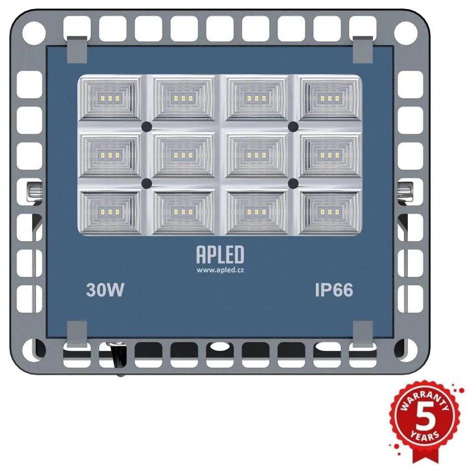 APLED APLED - LED Vonkajší reflektor PRO LED/30W/230V  IP66 3000lm 6000K AP0043