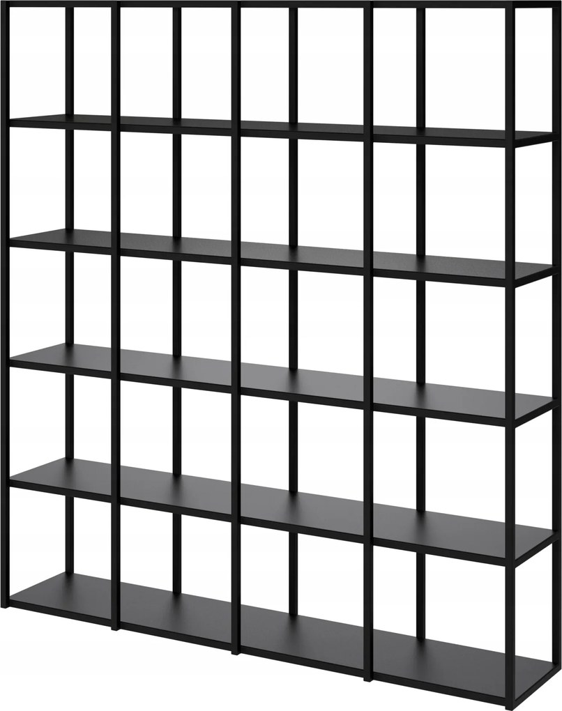 Regál Steel Box 177x160 Loft knihy a zakladače