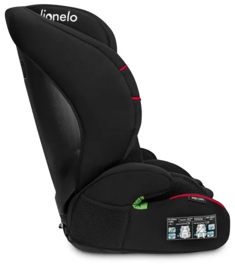 Lionelo - Autosedačka LEVI i-Size 76-150 cm Sporty čierna