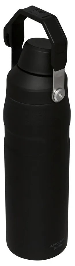 Čierna termofľaša z nehrdzavejúcej ocele 700 ml IceFlow™ Bottle Fast Flow Black – Stanley