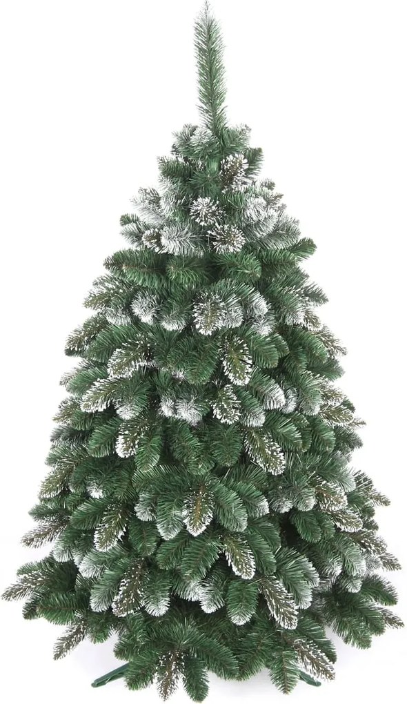 Umelý vianočný stromček - Borovica Gold zasnežená 180 cm