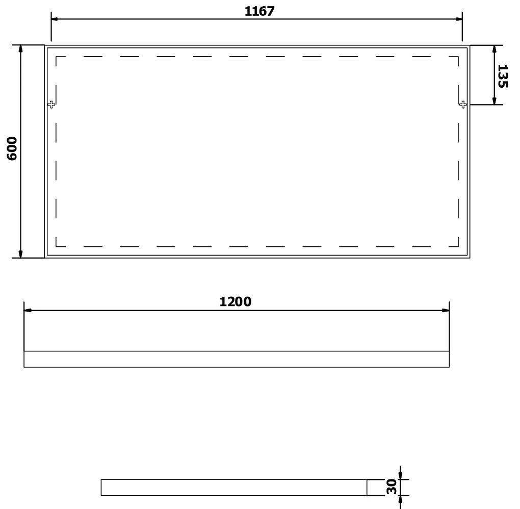 Sapho Sapho, AROWANA zrkadlo v ráme, 1200x600mm, chróm, AW1260