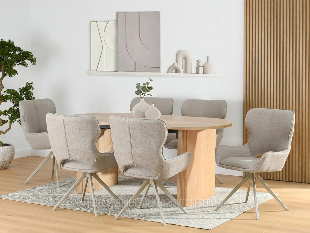 Stolička Marge (béžová + béžová). Akcia -13%. Vlastná spoľahlivá doprava až k Vám domov. 1111155