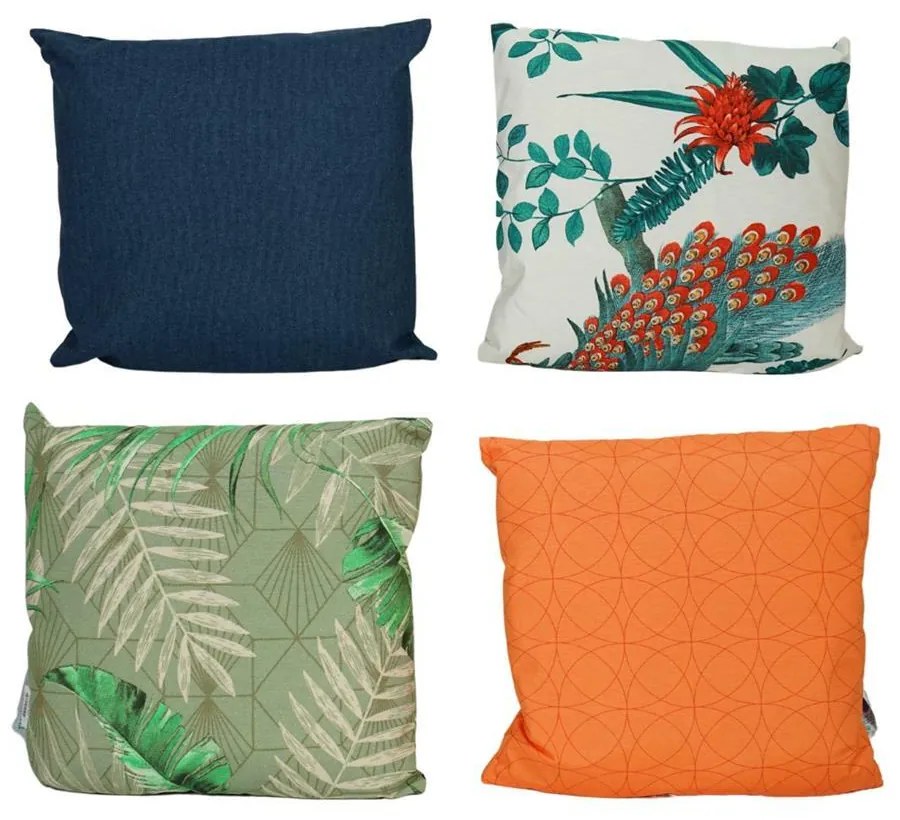 Vonkajší vankúš PEACSY 38x38 cm - viac variantov Farba: Oranžová
